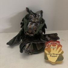 Vintage Folkmanis Little Dragon Hand Puppet 8  With Tags