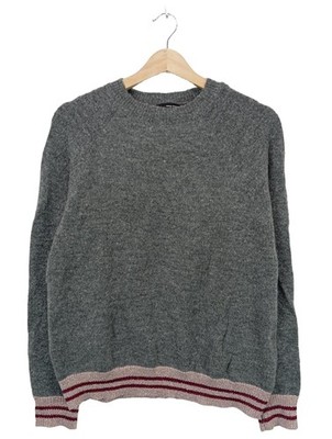 VERO MODA Feinstrickpullover Damen Pullover Gr. DE 36 hellgrau Casual-Look