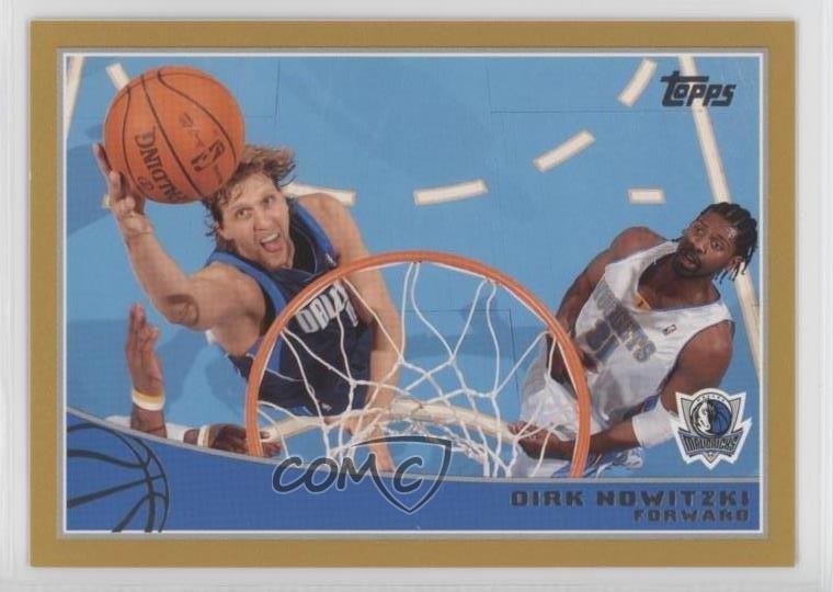 2009-10 Topps Gold /2009 Dirk Nowitzki #52 HOF