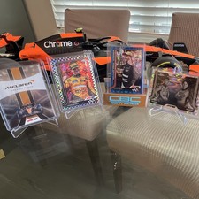 2025 Topps Chrome F1 Lando Norris Oscar Piastri McLaren 4 Card Lot