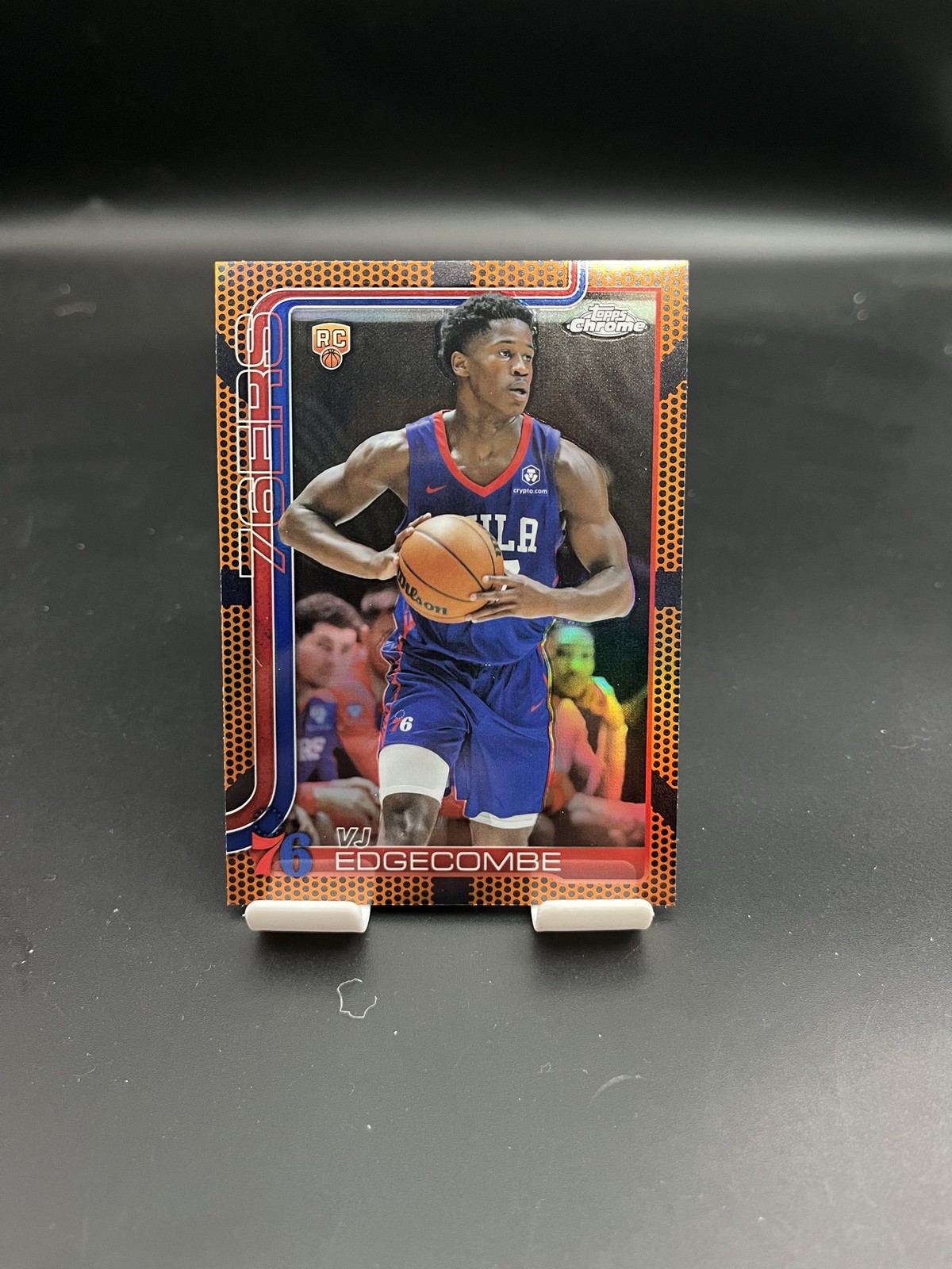 2025-26 Topps Chrome VJ Edgecombe #253 RC Basketball Refractor