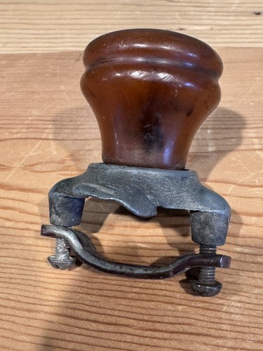 1950's Vintage Bakelite Steering Wheel Spinner Suicide Knob - Rat Rod, TROG, Car - Picture 3 of 5