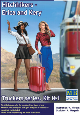 MW22 MASTERBOX 24041 TRUCKERS SERIES. HITCHHIKERS, ERICA & KERY 1-24 FIGURE