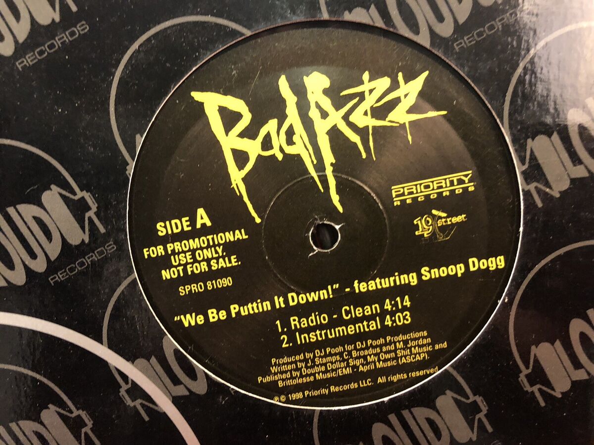Bad Azz featuring Snoop Dogg: We Be Puttin It Down: CD Single: Promo Bad Azz featuring Snoop Dogg: We Be Puttin It Down: CD Single: Promo
