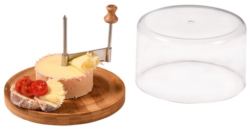 Bambus Holz Tete de Moine Käsehobel Schokolade Käse Hobel Haube - Bild 2 von 2