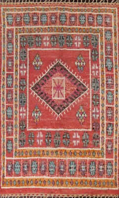 Tribal Geometric Moroccan Oriental Area Rug 8x11 Hand-knotted Wool Nomad Carpet