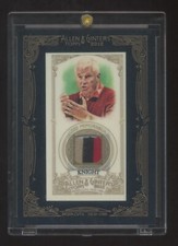 2012 ALLEN & GINTERS BOB KNIGHT GAME WORN 3 COLOR PATCH JERSEY SP  NEVER SEEN  !