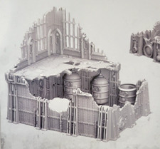 Ruins Building A from Volkus Kill Team Hivestorm Warhammer 40k Terrain Scenery