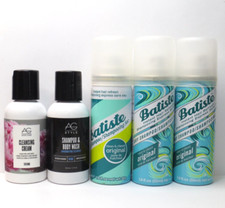 ASSORTED HAIR CARE 5 PCS- DRY SHAMPOO, CLEANSING CREAM  BODY WASH