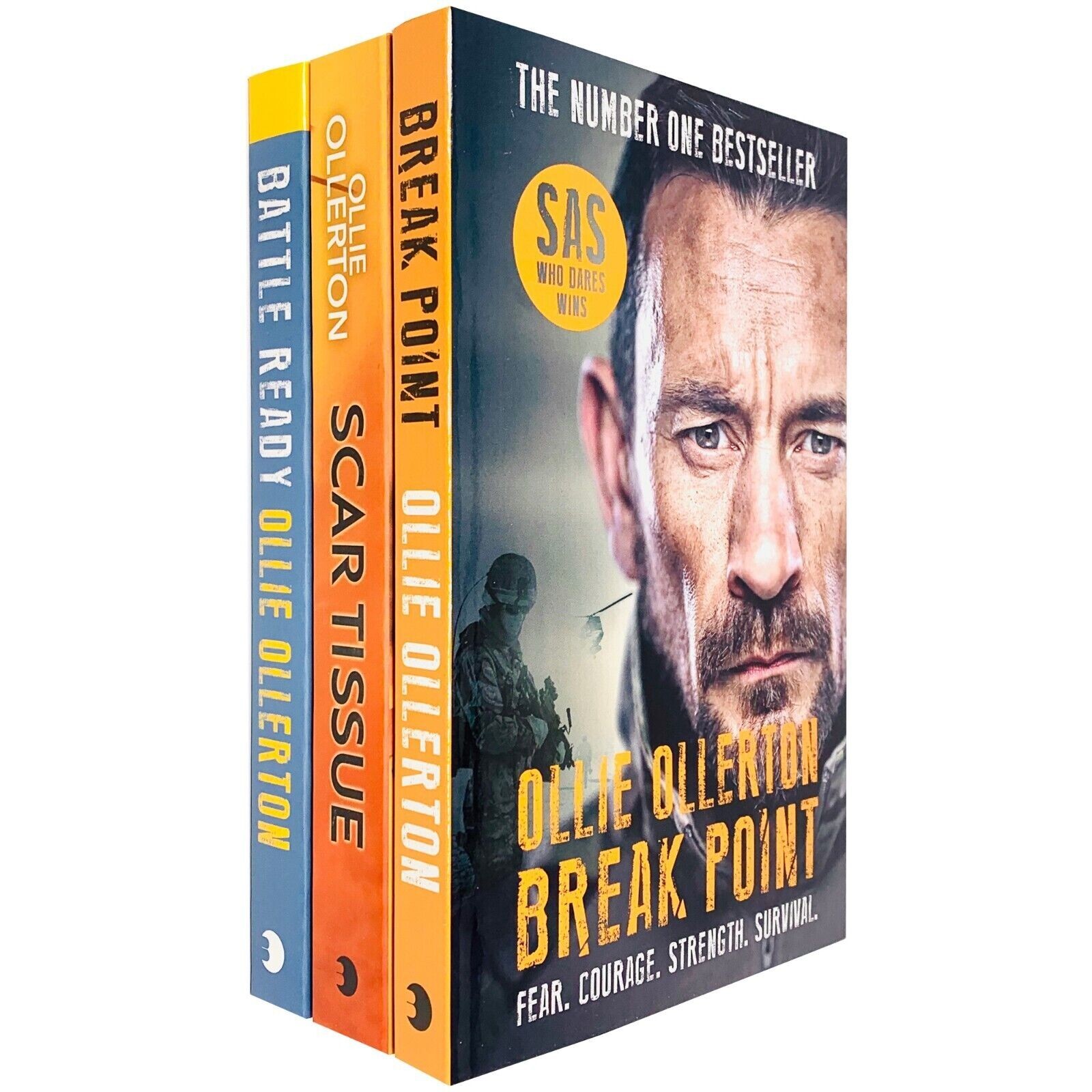 Battle Ready, Scar Tissue, Break Point ,Ollie Ollerton Collection 3 Books Set