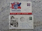 2 x Australia First Day Cover FDC 1947/1951 Princess Queen Elizabeth