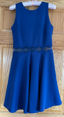 Annabella from Francesca's Closet Blue Dress Small Sleeveless