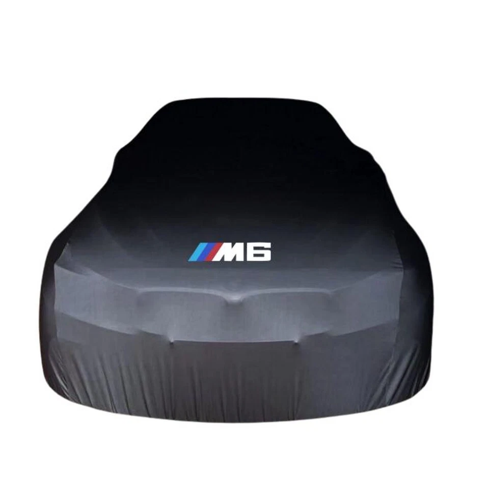 Black Car Cover For BMW M6 Class Dustproof Windproof Combing Soft Indoor Car - Изображение 2 из 4