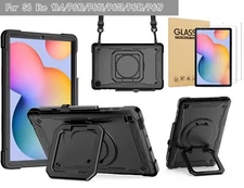 Samsung Galaxy Tab S6 Lite Case SM-P610/P613/P615/P619 / Glass Screen Protector