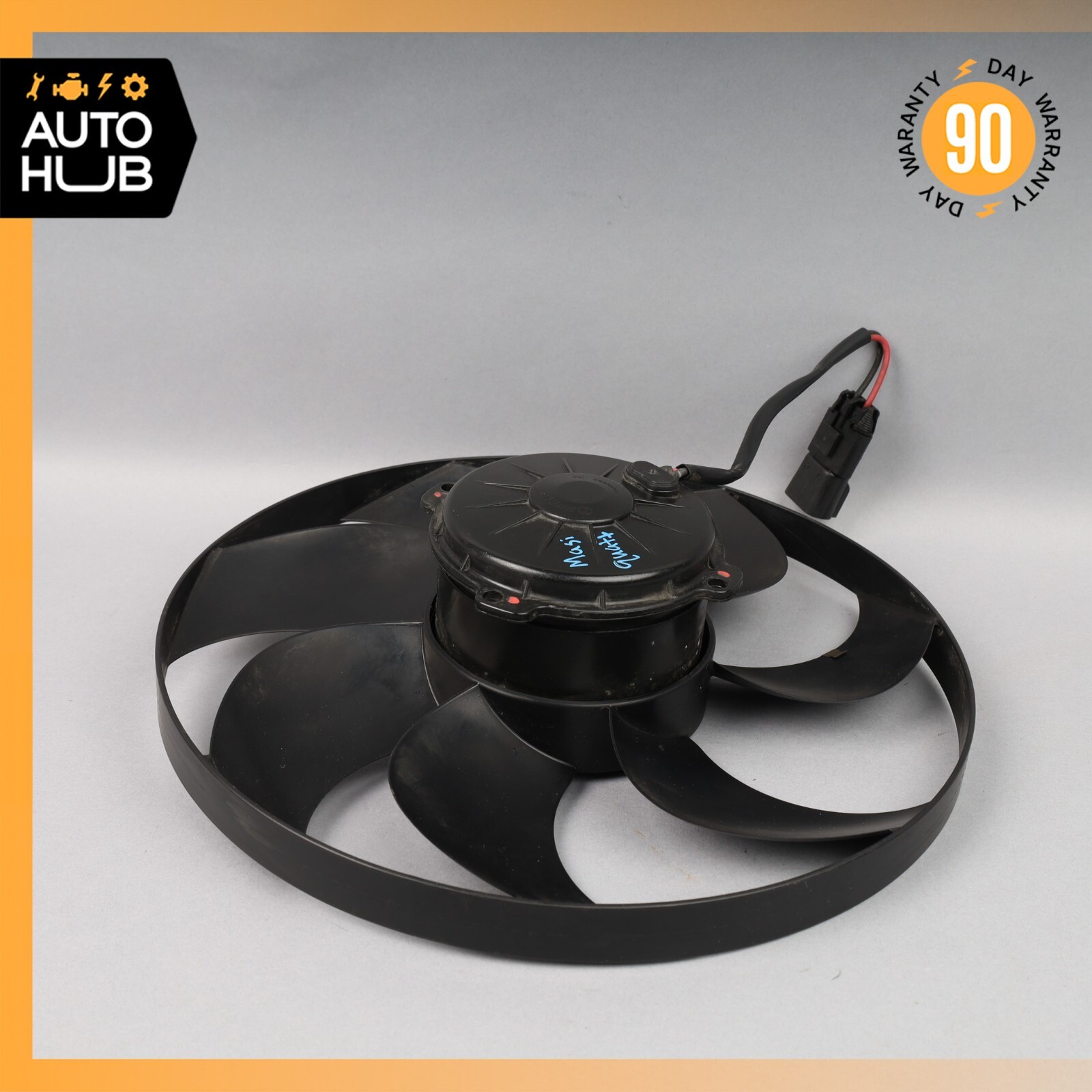 04-10 Maserati Quattroporte M139 Left Side Radiator Cooling Fan Motor OEM