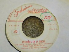 TRIO LOS GENTILES Sin Ella / Estranos En La Noche 7" 45 BOLERO