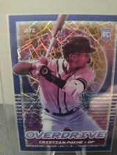2021 Panini Chronicles Overdrive #11 Cristian Pache Blue Velocity Prizm RC NM/MT