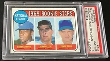1969 Topps Baseball Trading Card #641 N.L. Rookies  PSA 8 NM-MT