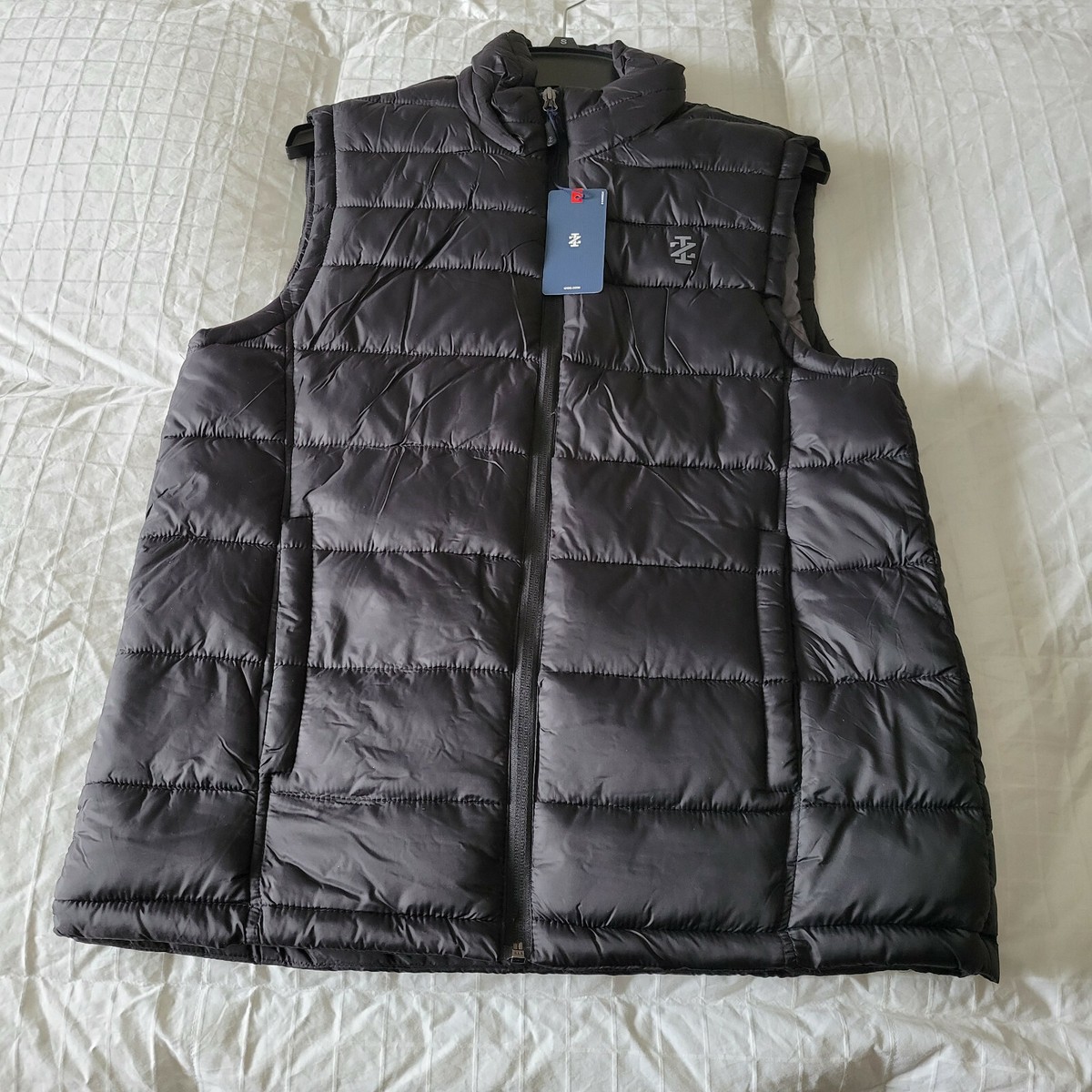 【SATIIIZ】Rod Nylon Hooded Vest NWT Izod Performance Vest Sz. Small BLACK NEW | eBay