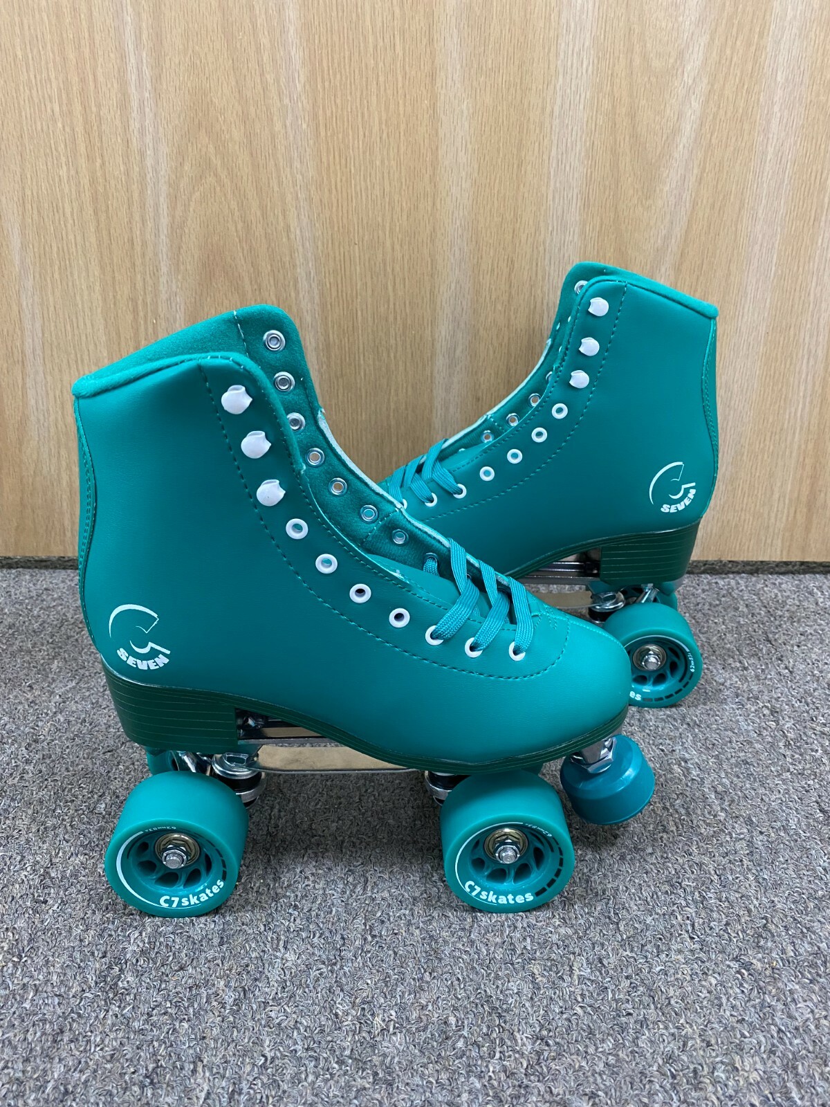 USED C7skates Dark Magic Indoor/Outdoor Premium Quad Roller Skates eBay