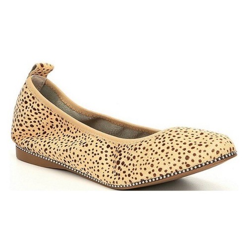 Chelsea & Violet Ruby Leopard Calf Hair Ballet Flat