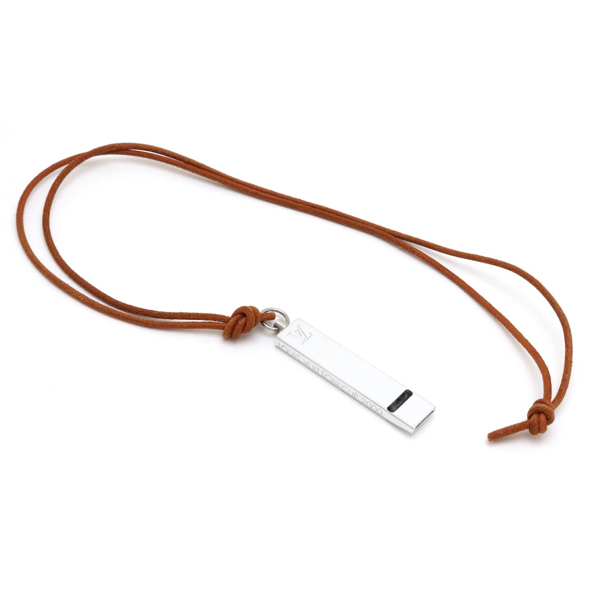 Louis vuitton leather necklace sale