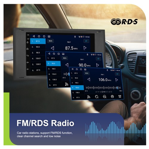 4+64GB Android 15 Carplay Autoradio GPS 7" Für Ford Focus C S Max Transit Fiesta - Bild 9 von 20