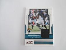 RASHAD GREENE JACKSONVILLE JAGUARS 2017 PANINI PLAYER-USED/WORN MATERIAL CARD