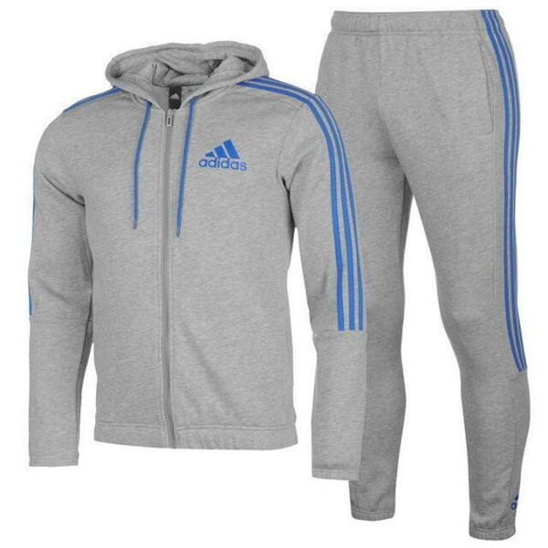 adidas three stripe jogger suit mens