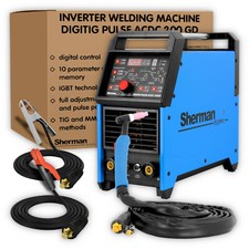 Sherman DIGITIG PULSE 200GD AC/DC Poste à souder 200amp 230V TIG