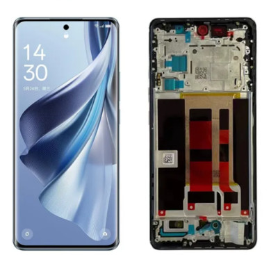 DISPLAY LCD OLED PER OPPO RENO 10 CPH2531 TOUCH Screen Schermo Vetro Nero.1.1.957.gp.86986