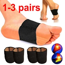Copper Compression Arch Plantar Fasciiti Support Sleeves Foot Brace Pain Relief