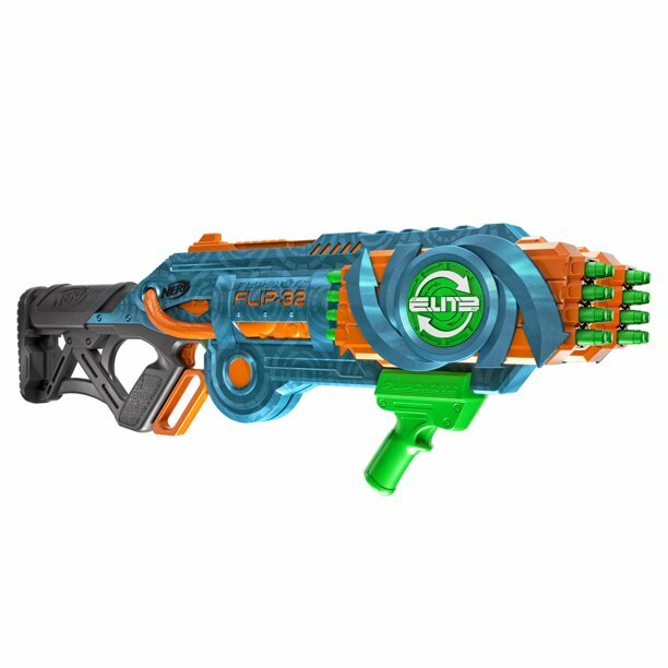 NERF Elite 2.0 Flipshots Flip-32 Blaster Rotating Barrels Includes