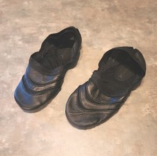 NEW Capezio FF01 FREEFORM BALLET SHOES Women's Black Leather Flats Size 8W L2 65
