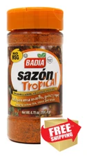 BADIA SAZON TROPICAL CON CULANTRO Y ACHIOTE W CORIANDER AND ANNATO 6.75OZ=191.4G
