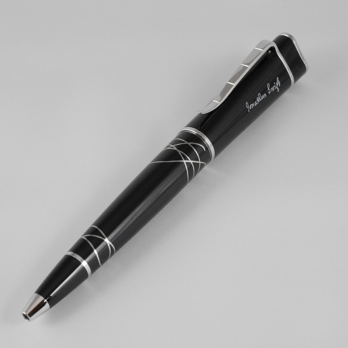 限定Mont Blanc Jonathan Swift ボールペン Montblanc Meisterstuck Carbon & Steel Ballpoint Pen - 5834