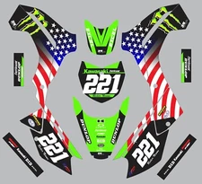 Graphic Kit for 2019-2020 Kawasaki KLX140 KLX 140 American Monster Decals
