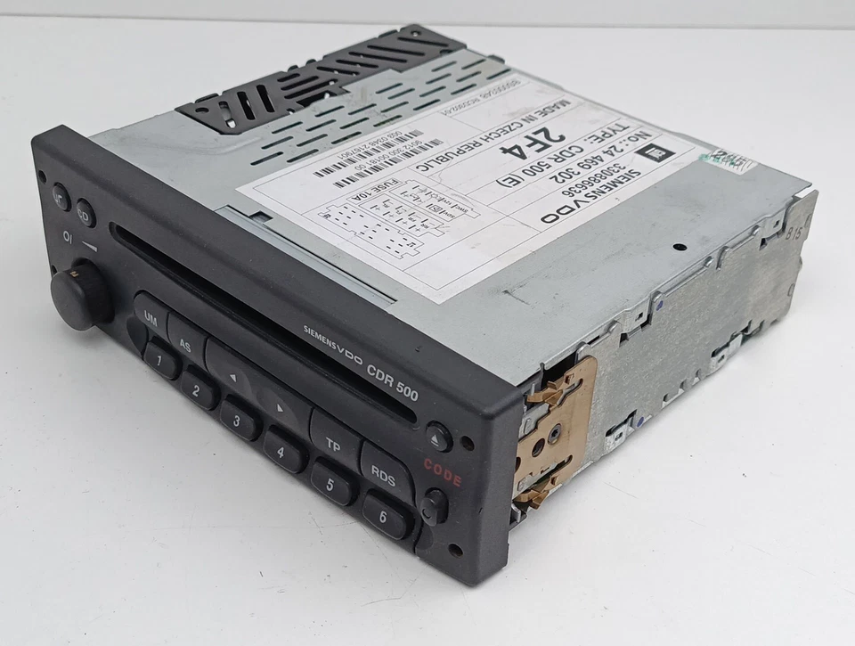 Opel Auto Radio VDO CDR 500 CD Corsa B  Omega B   24469302 💯 Code Nicht Dabei . - Bild 4 von 4