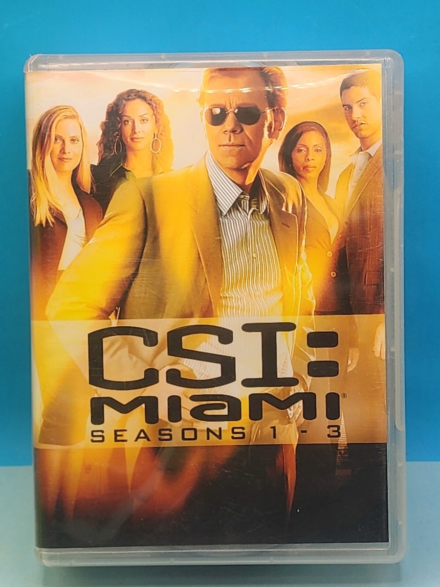 CSI: Miami DVD ボックスセット SEASON1〜3 CSI: Miami Season 1,2,3 (DVD, 2017) 21-Disc Box Set, Missing