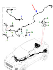 Jaguar E-PACE X540 Diesel Exhaust Fluid Injection Tube LHD J9C33382 NEU ORIGINAL