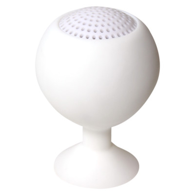Logilink SP0030 Aufladbarer ICEBALL Stereo Lautsprecher weiß Smartphone MP3