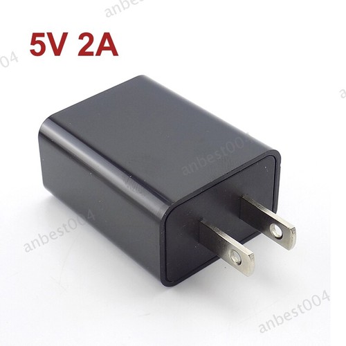 US Plug Travel Charger Adapter Wall Power Adapter 5V 1A 2a 3A Single Port - Picture 7 of 9