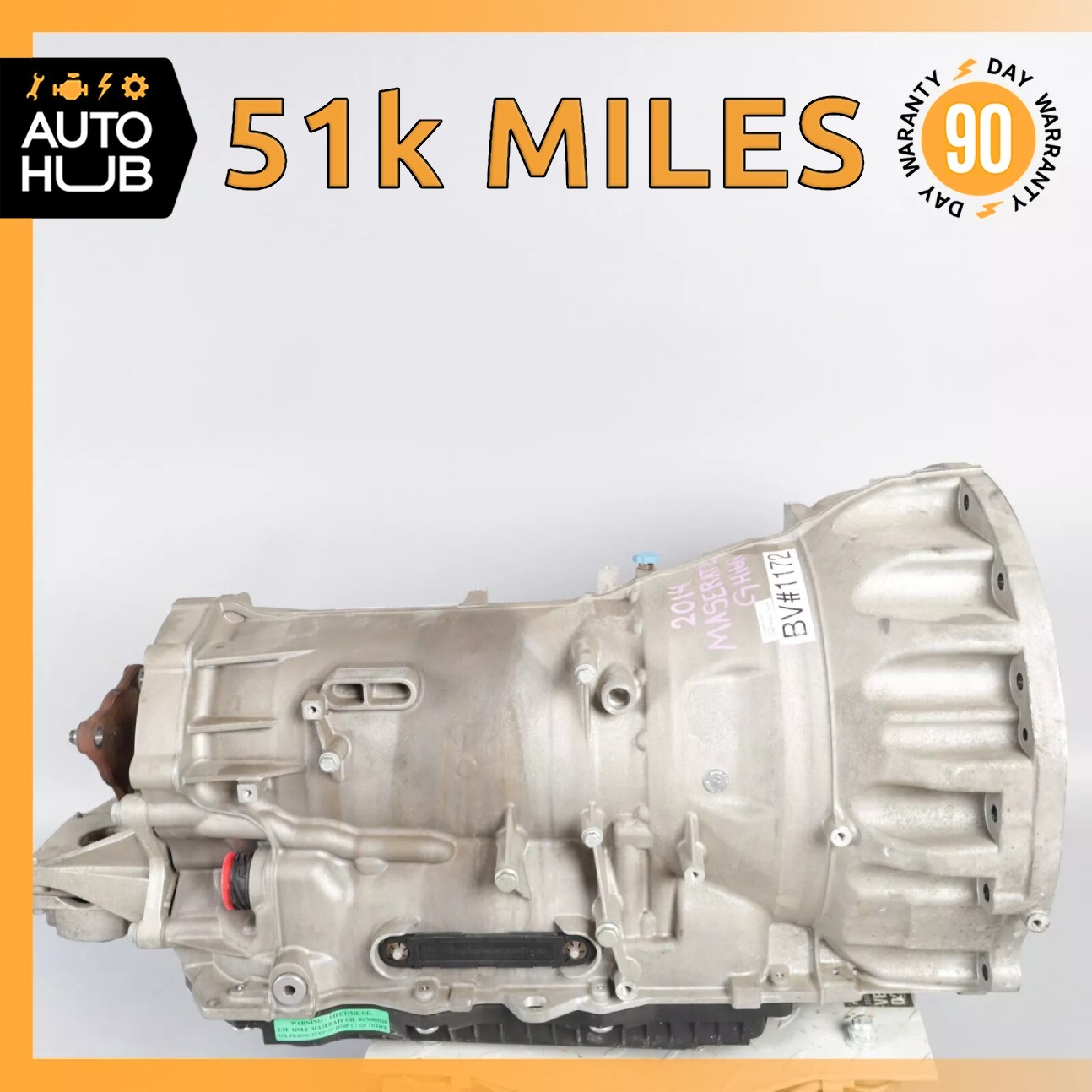 14-16 Maserati Ghibli M157 RWD Automatic Transmission 670002340 OEM 51k