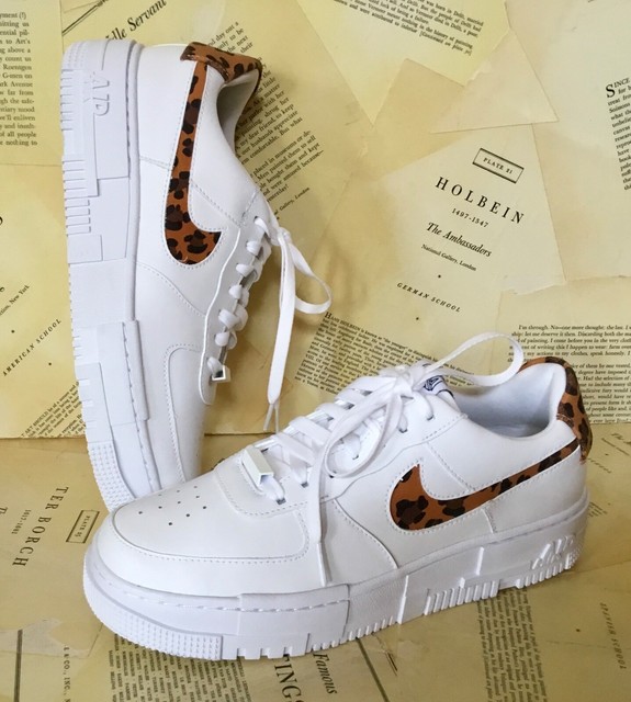 white leopard air force 1