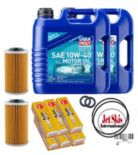 2 Pack Sea Doo 4-TEC Oil Change Kit With Spark Plugs & Filter