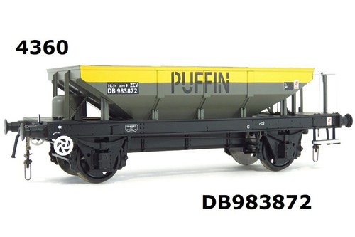 Heljan 4360 ZCV Catfish Ballast Hopper DB983872 - Papageientaucher in niederländischer Lackierung | Condition: New