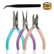 Jewelry Pliers for Jewelry Making Tools, Needle Nose, Round Nose and Wire Cutter