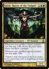 MTG - Savra, Queen of the Golgari - Ravnica: City of Guilds - X1 - (MP) - #M8765