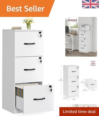 Minimalistischer Aktenschrank mit verstellbaren Hängeschienen & sicherem Verriegelungssystem