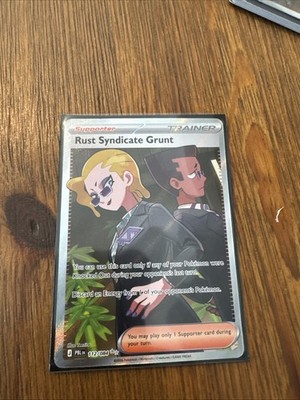 Rust Syndicate Grunt 112/084 Ultra Rare Pitch Black Pokemon Holo NM/M